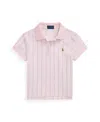 Polo Ralph Lauren Ralph Lauren Striped Oxford Mesh Boxy Polo Shirt