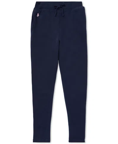 POLO RALPH LAUREN BIG GIRLS WASHED FRENCH TERRY LEGGINGS