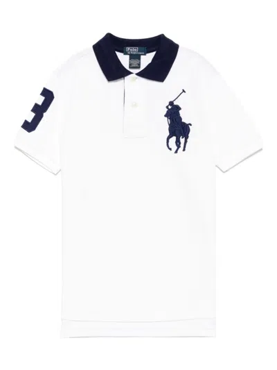 Polo Ralph Lauren Kids' Big Polo Pony Polo Shirt In White | ModeSens