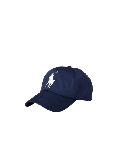 Polo Ralph Lauren Big Pony Chino Ball Cap In Black