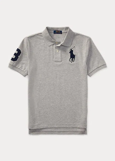POLO RALPH LAUREN RALPH LAUREN BIG PONY COTTON MESH POLO SHIRT,0038902847