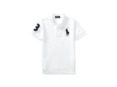Polo Ralph Lauren Kids' Big Pony Cotton Mesh Polo Shirt (toddler) Boy's Clothing White : 2t Toddler, Cotton/mesh