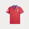 Polo Ralph Lauren Big Pony Cotton Mesh Polo Shirt In Nantucket Red