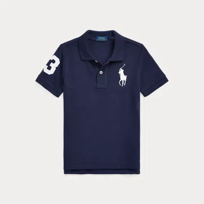 POLO RALPH LAUREN BIG PONY COTTON MESH POLO SHIRT