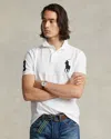 Polo Ralph Lauren Big Pony Cotton Piquet Polo Shirt In White