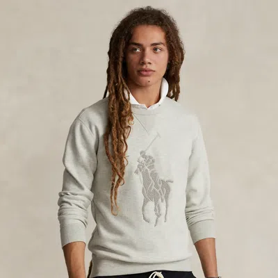 Polo Ralph Lauren Big Pony Double-knit Sweatshirt In White