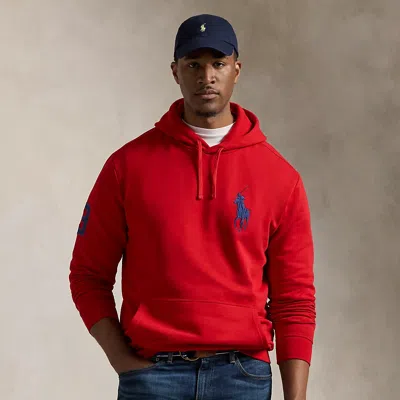 Polo Ralph Lauren Big Pony Fleece Hoodie In Red