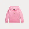 Polo Ralph Lauren Big Pony French Terry Hoodie In Laguna Pink W/ Multi
