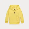 Polo Ralph Lauren Big Pony French Terry Hoodie In Oasis Yellow W/ Multi