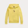 Polo Ralph Lauren Big Pony French Terry Hoodie In Oasis Yellow W/ Multi
