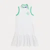 Polo Ralph Lauren Big Pony Logo Terry Dress In White