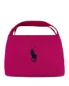 Polo Ralph Lauren Big Pony Lunch Bag In Preppy Pink