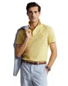 Polo Ralph Lauren Big Pony Mesh Polo Shirt In Banana Peel