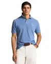 Polo Ralph Lauren Big Pony Mesh Polo Shirt In Blue