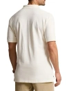 Polo Ralph Lauren Big Pony Mesh Polo Shirt In Clubhouse Cream