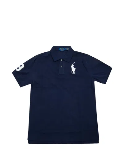 Polo Ralph Lauren Kids' Big Pony Polo Shirt In Blue