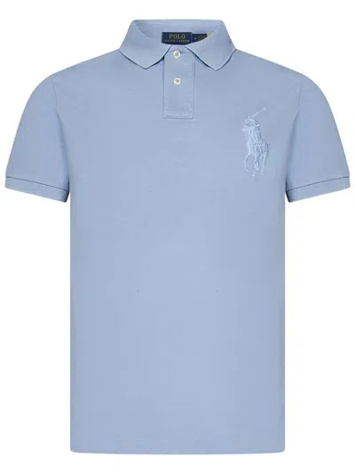 Polo Ralph Lauren Big Pony Polo Shirt In Clear Blue