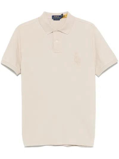Polo Ralph Lauren Big Pony Polo Shirt In Neutrals