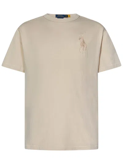 Polo Ralph Lauren Big Pony T-shirt In Neutral
