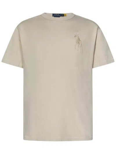 Polo Ralph Lauren Custom Slim Fit Big Pony Polo Shirt In Grey