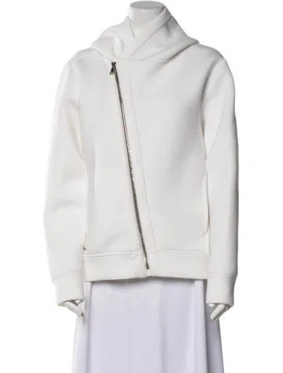 Pre-owned Polo Ralph Lauren Biker Jacket In White