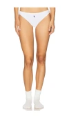 Polo Ralph Lauren Modern Rib Bikini Briefs In White
