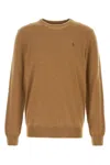 Polo Ralph Lauren Ralph Lauren Luxurious 100% Wool Sweater In Brown