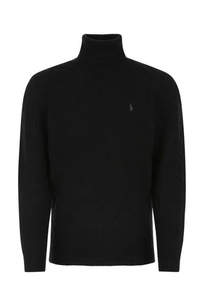 Polo Ralph Lauren Black Wool Blend Sweater