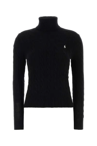 Polo Ralph Lauren Black Wool Blend Sweater