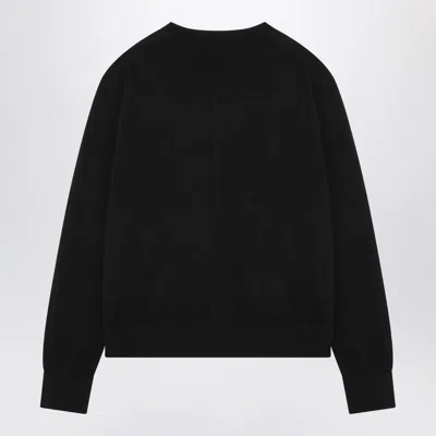 POLO RALPH LAUREN POLO RALPH LAUREN  BLACK COTTON BLEND CARDIGAN