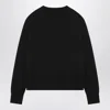 Polo Ralph Lauren Black Cotton Blend Cardigan In Black