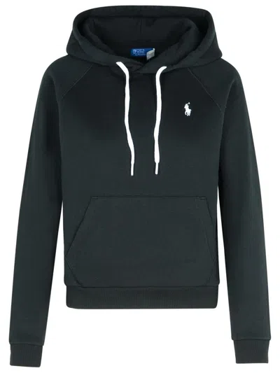Polo Ralph Lauren Black Cotton Blend Sweatshirt