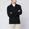 Polo Ralph Lauren Black Cotton Cable-knit Sweater In Black