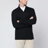 Polo Ralph Lauren Black Cotton Cableknit Sweater In Multi