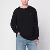 Polo Ralph Lauren Cotton Blend Sweatshirt With Logo In Black
