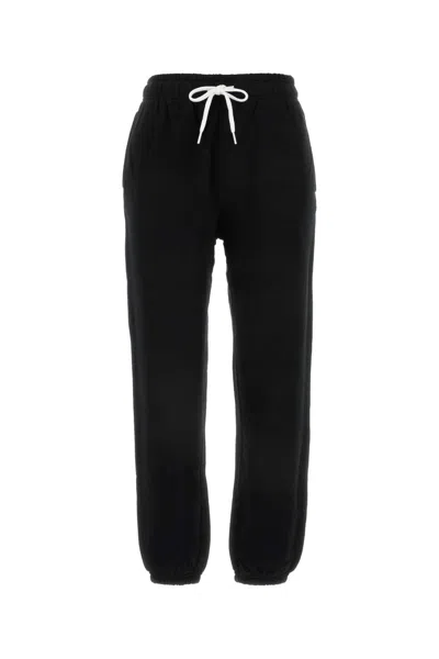 POLO RALPH LAUREN BLACK COTTON JOGGERS