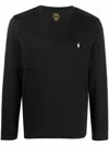 Polo Ralph Lauren Ralph Lauren Long Sleeved T Shirt Black In Black