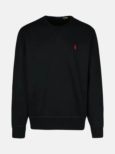 Polo Ralph Lauren Black Cotton Sweatshirt