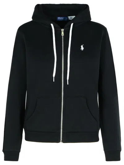 Polo Ralph Lauren Black Cotton Sweatshirt
