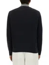 Polo Ralph Lauren Black Cotton Sweatshirt In Black