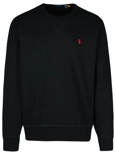 Polo Ralph Lauren Black Cotton Sweatshirt