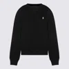 Polo Ralph Lauren Relaxed-fit Long-sleeve Top With Embroidered Logo In Black