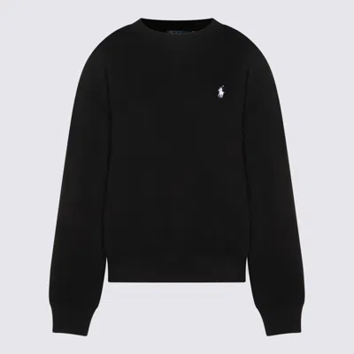 POLO RALPH LAUREN POLO RALPH LAUREN BLACK COTTON SWEATSHIRT