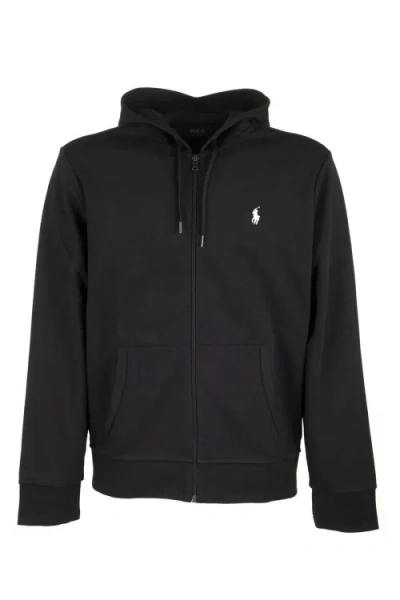 POLO RALPH LAUREN POLO RALPH LAUREN BLACK COTTON SWEATSHIRT