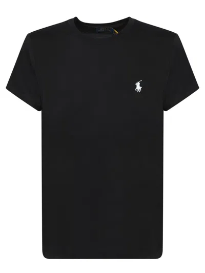 POLO RALPH LAUREN POLO RALPH LAUREN BLACK COTTON T-SHIRT