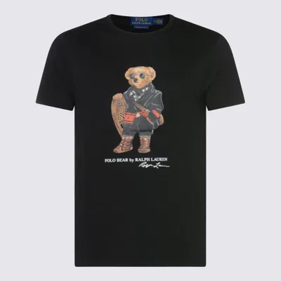 POLO RALPH LAUREN POLO RALPH LAUREN BLACK COTTON T-SHIRT