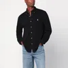 Polo Ralph Lauren Featherweight Stretch Cotton Mesh Button-up Shirt In Black