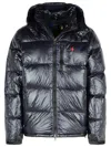 Polo Ralph Lauren Black Nylon Blend Jacket In Black