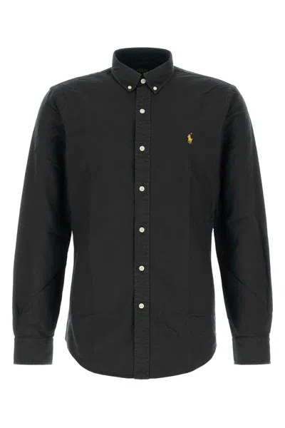 POLO RALPH LAUREN BLACK OXFORD SHIRT