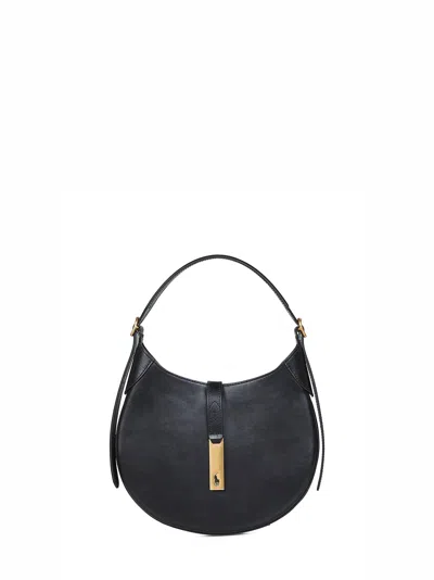 Polo Ralph Lauren Black Polo Id Small Shoulder Bag